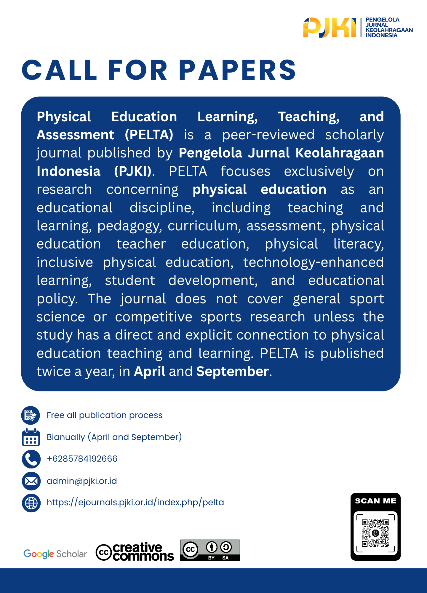 PELTA Call for Papers